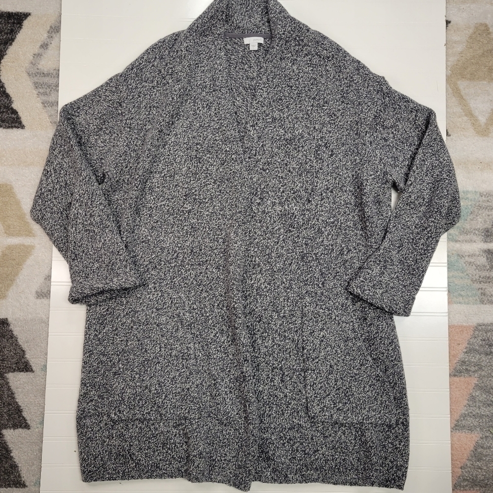 J Jill Pure jill Longline Knit Sweater Cardigan Size Large